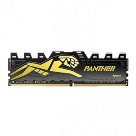 Apacer Panther Black-Gold 16GB (1x16GB) 3200Mhz CL16 DDR4 Gaming Ram (AH4U16G32C08Y7GAA-1)