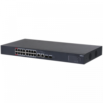 DAHUA CS4218-16ET-190 16 PORT 16XFE-2XGE-2XGE/SFP YÖNETİLEBİLİR 190W POE SWİTCH