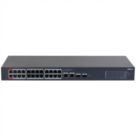 DAHUA CS4228-24GT-240 24 PORT 24XGE-2XGE-2XGE/SFP YÖNETİLEBİLİR 240W POE SWİTCH