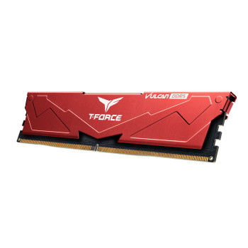 Team T-Force Vulcan Red 16GB 1x16GB 6000Mhz DDR5 CL38 Gaming Ram (FLRD516G6000HC38G01)